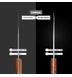 Jogo De Talheres Churrasco Faqueiro Inox 16 Pecas Hamilton Beach BBQ Cabo de Madeira 4